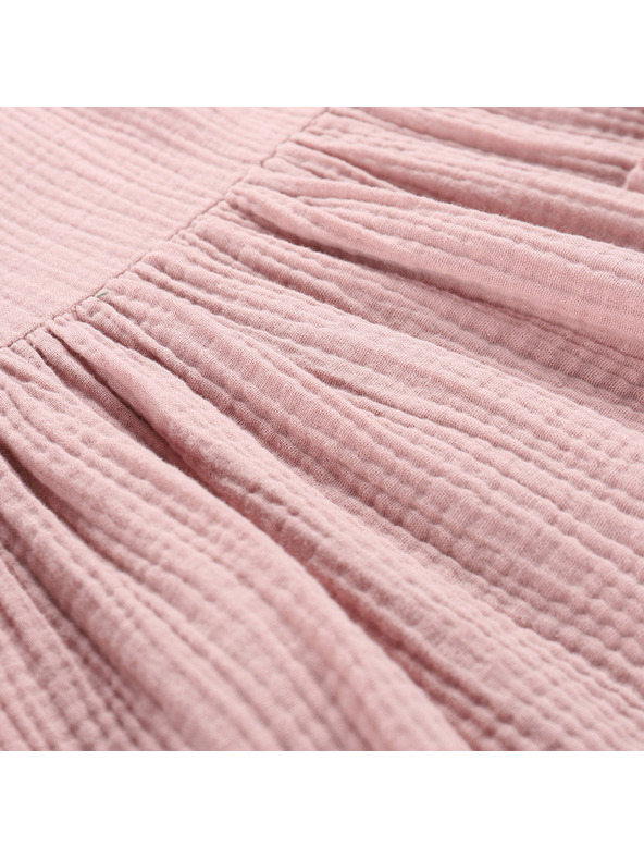 ALPINE PRO Детска памучна рокля ALPINE PRO ILERO бледо лилаво