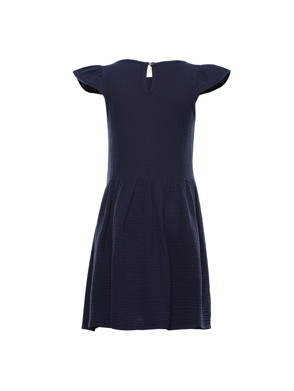 ALPINE PRO Детска памучна рокля ALPINE PRO ILERO лунно океанско синьо