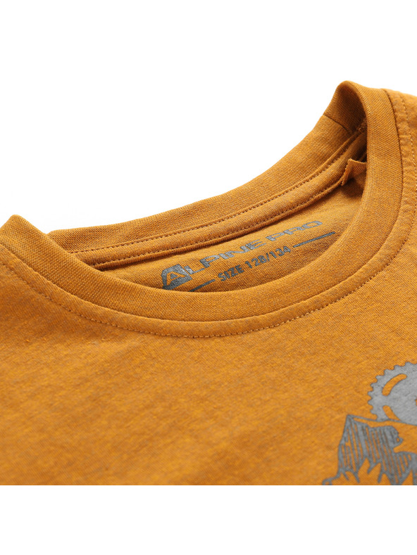 ALPINE PRO Детска тениска от немачкащ материал ALPINE PRO BIGERO 2 golden oak вариант pd