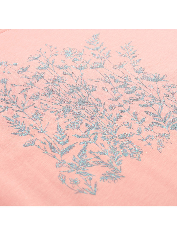 ALPINE PRO Детска бързосъхнеща тениска ALPINE PRO REJO 2 бледо праскова варианта pd