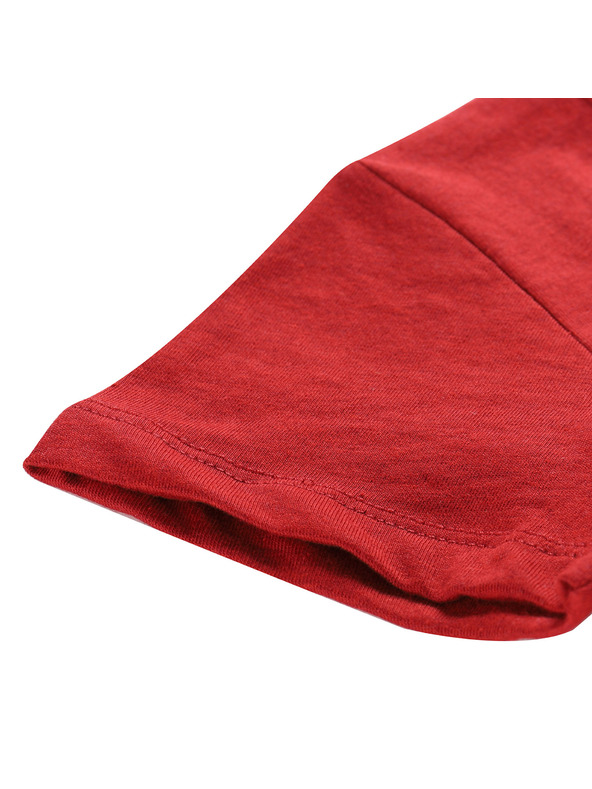 ALPINE PRO Детска тениска от немачкащ се материал ALPINE PRO BIGERO 2 кардинал вариант pb