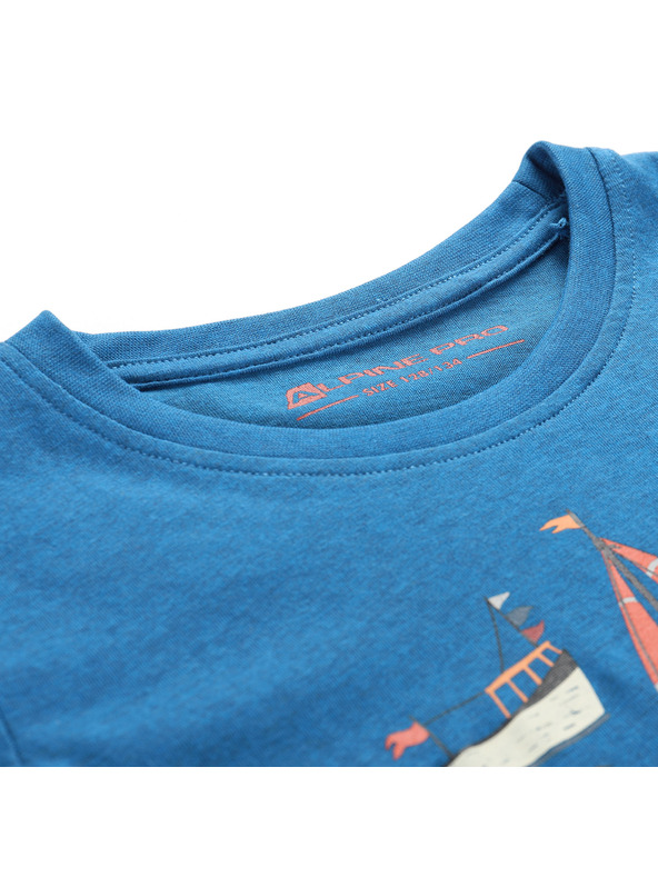 ALPINE PRO Детска тениска от немачкащ се материал ALPINE PRO BIGERO 2 лунна океан вариант pb