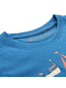 ALPINE PRO Детска тениска от немачкащ се материал ALPINE PRO BIGERO 2 лунна океан вариант pb