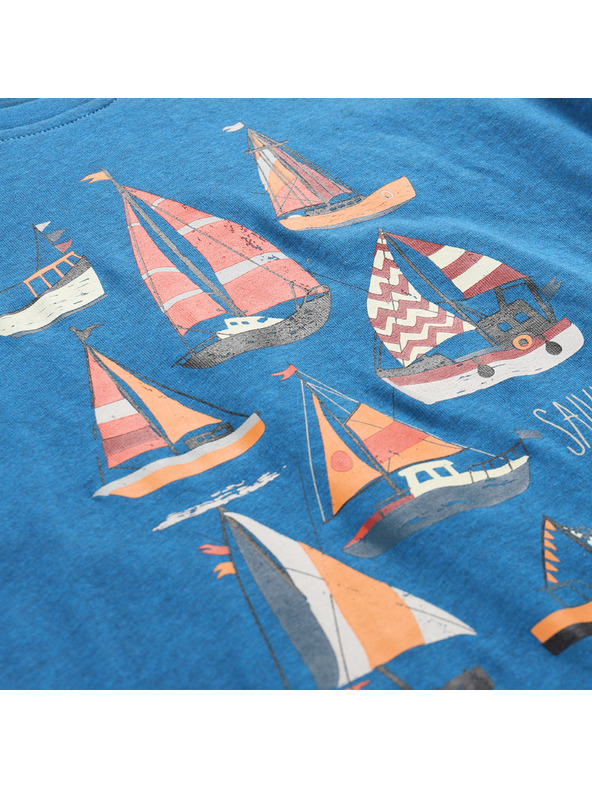 ALPINE PRO Детска тениска от немачкащ се материал ALPINE PRO BIGERO 2 лунна океан вариант pb