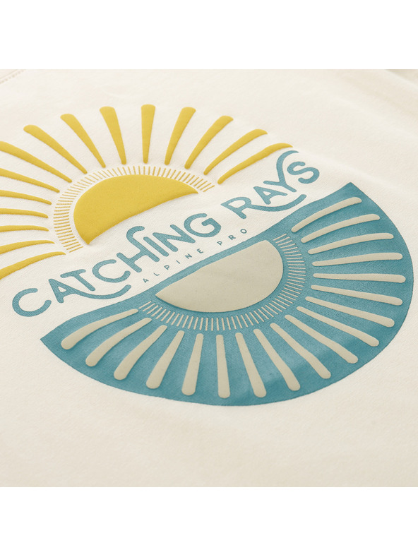 ALPINE PRO Детска памучна тениска ALPINE PRO DORGO cream вариант pb