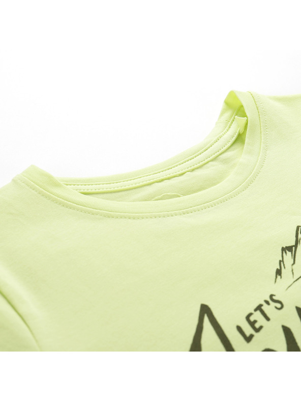 ALPINE PRO Детска памучна тениска ALPINE PRO DORGO luminary green вариант pf