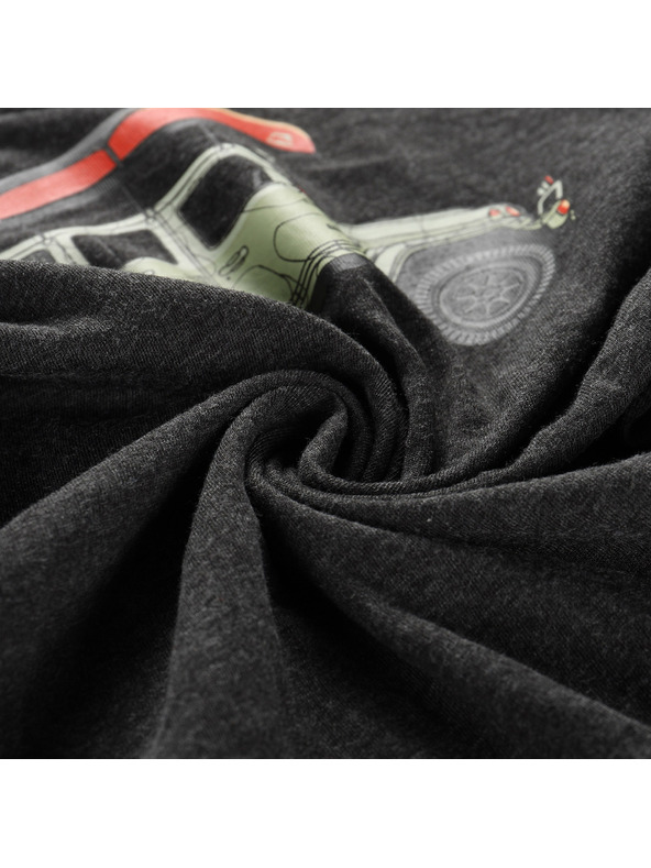 ALPINE PRO Детска тениска от немачкащ материал ALPINE PRO BIGERO 2 black вариант pa