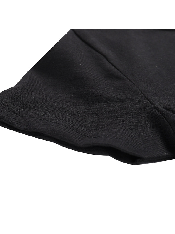 ALPINE PRO Детска тениска от органичен памук ALPINE PRO TERMESO 2 черна варианта pe