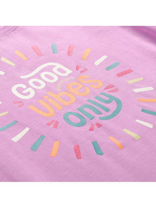 ALPINE PRO Детска памучна тениска ALPINE PRO DORGO first bloom вариант pa