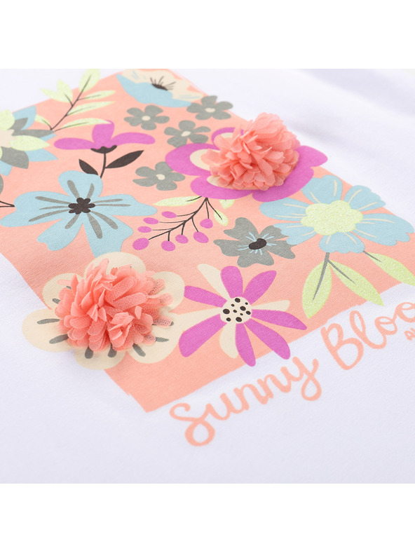 ALPINE PRO Детска памучна тениска ALPINE PRO DORGO бяла варианта pc