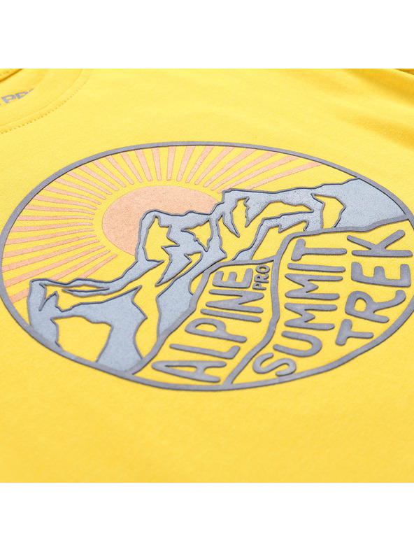 ALPINE PRO Детска бързосъхнеща тениска ALPINE PRO REJO 2 лимонено жълта варианта pb
