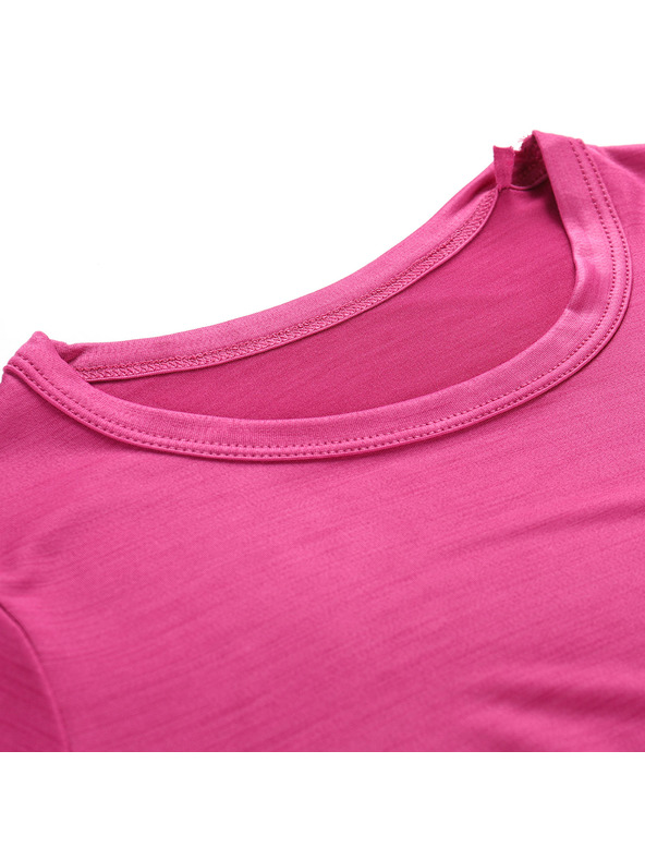 ALPINE PRO Детска бързосъхнеща тениска ALPINE PRO BASIKO fuchsia red