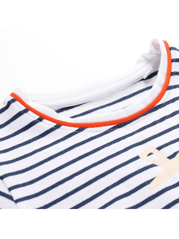 ALPINE PRO Детска памучна тениска с променлив печат ALPINE PRO NAMORO moonlit ocean