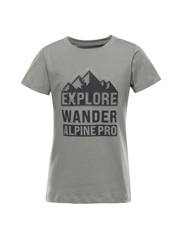 ALPINE PRO Детска памучна тениска ALPINE PRO DORGO сянка варианта pg