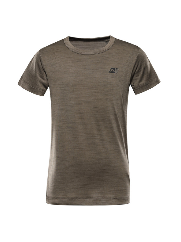 ALPINE PRO Детска бързосъхнеща тениска ALPINE PRO BASIKO stone gray