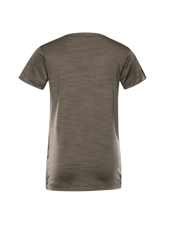 ALPINE PRO Детска бързосъхнеща тениска ALPINE PRO BASIKO stone gray