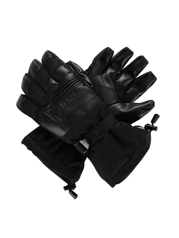 ALPINE PRO Мъжки ски ръкавици с мембрана ptx ALPINE PRO LEDET черни