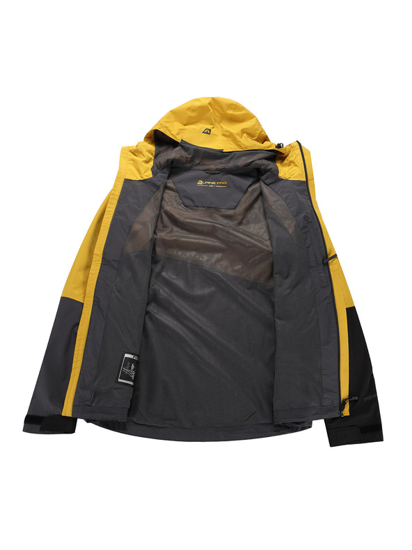 ALPINE PRO Мъжко яке с мембрана ptx ALPINE PRO NOREM 3 лимонено жълто