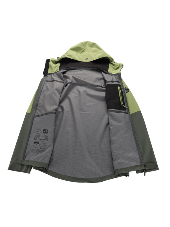 ALPINE PRO Мъжко яке с мембрана ptx ALPINE PRO ZARR 2 turtle green