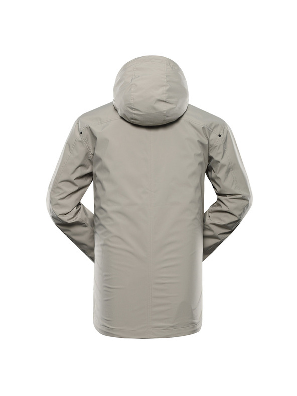 ALPINE PRO Мъжко яке с мембрана ptx ALPINE PRO REMON abbey stone