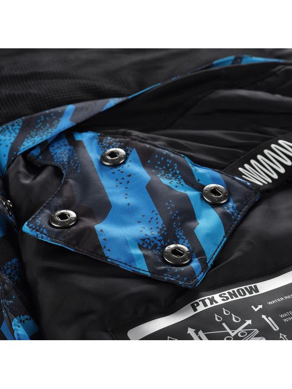 ALPINE PRO Мъжко ски яке с мембрана ptx ALPINE PRO GHAD electric blue lemonade вариант pa