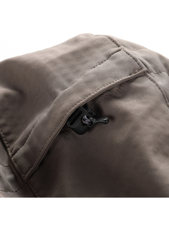 ALPINE PRO Мъжко софтшел яке с мембрана ALPINE PRO HOOR 2 driftwood