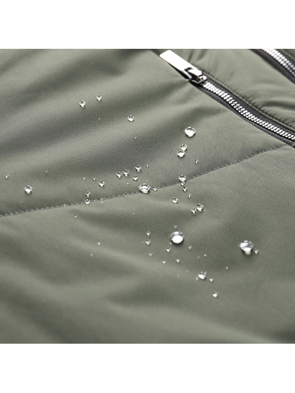 ALPINE PRO Мъжко по-дълго зимно яке с мембрана ptx ALPINE PRO COLWEL петрол