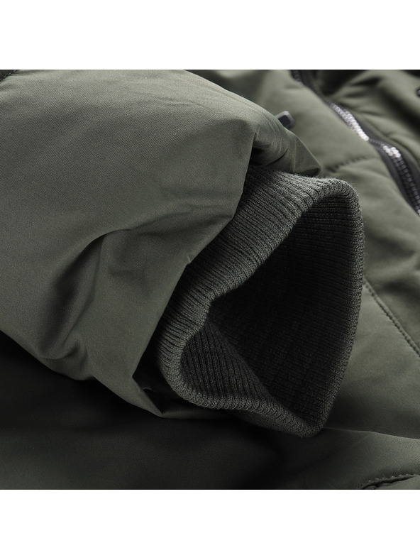 ALPINE PRO Мъжко по-дълго зимно яке с мембрана ptx ALPINE PRO COLWEL петрол