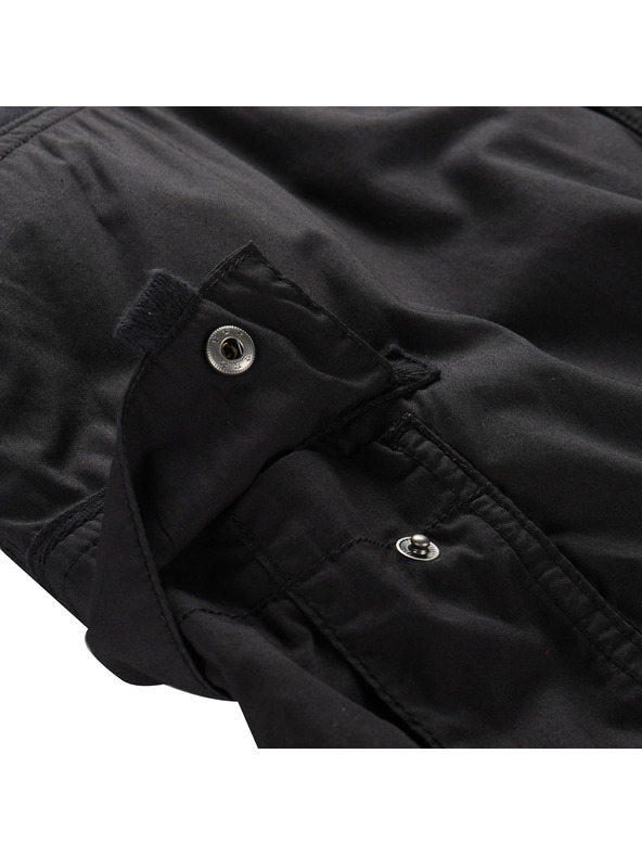 ALPINE PRO Мъжки памучни къси панталони ALPINE PRO URT черно