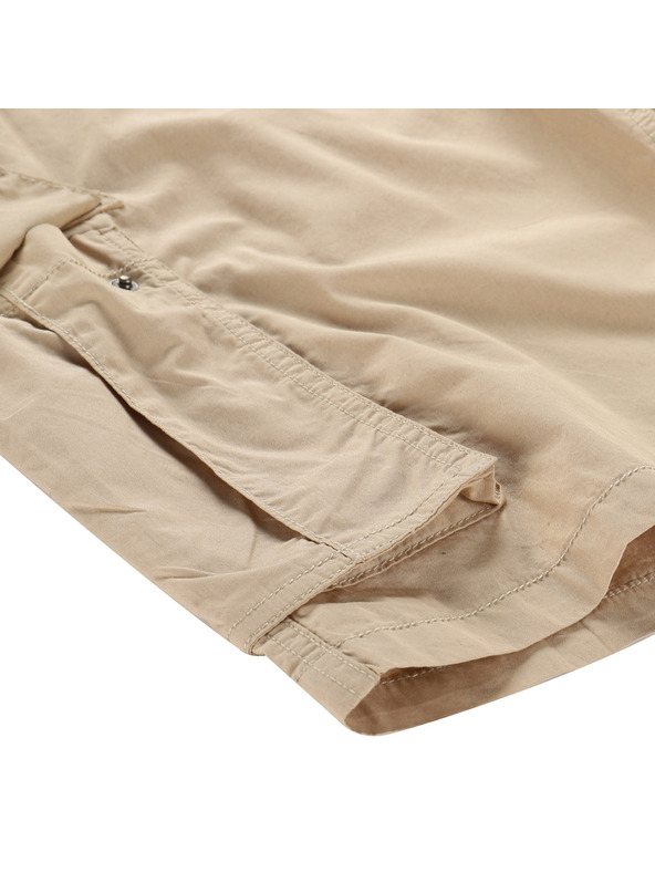 ALPINE PRO Мъжки памучни къси панталони ALPINE PRO URT камила