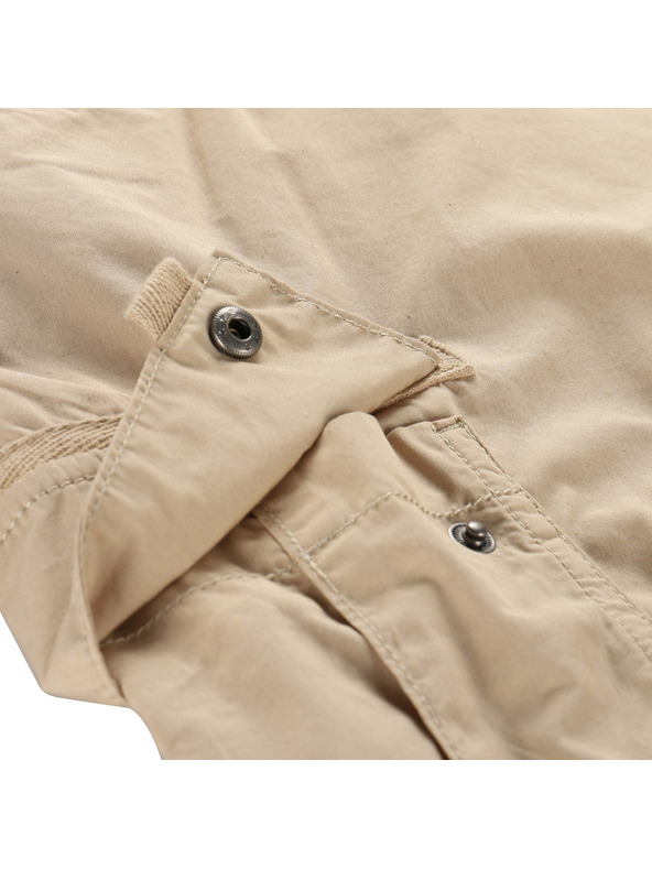 ALPINE PRO Мъжки памучни къси панталони ALPINE PRO URT камила