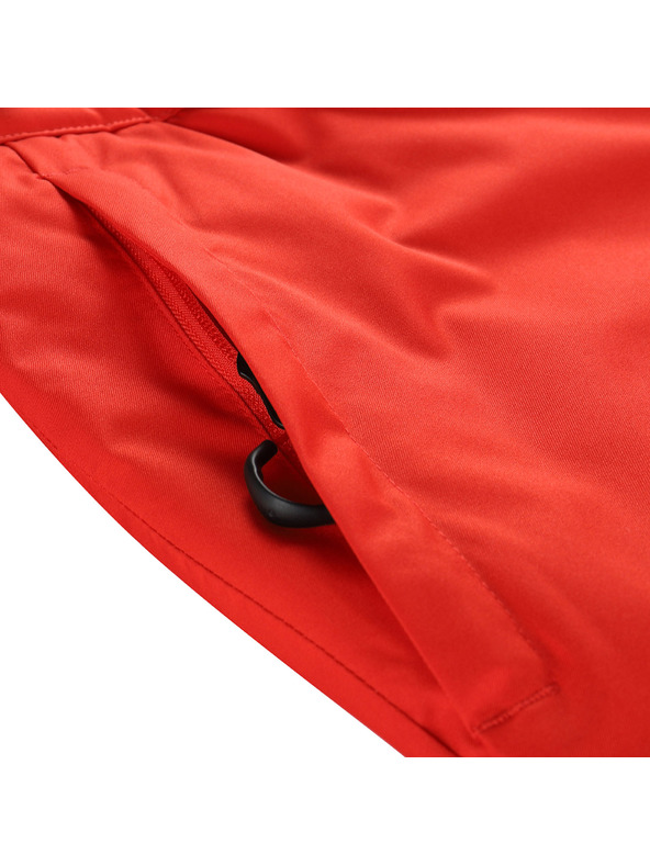 ALPINE PRO Мъжки ски панталони с мембрана PTX сняг ALPINE PRO EDES 2 олимпийско червено