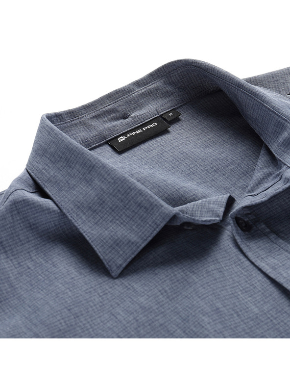 ALPINE PRO Мъжка бързосъхнеща риза ALPINE PRO WERAN dk.metal blue