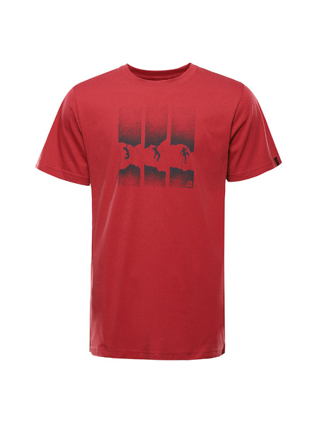 ALPINE PRO Мъжка бързосъхнеща тениска с Cool Dry ALPINE PRO BOLEN 2 cardinal вариант pb