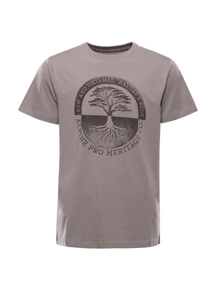 ALPINE PRO Мъжка памучна тениска ALPINE PRO DORG driftwood вариант pa