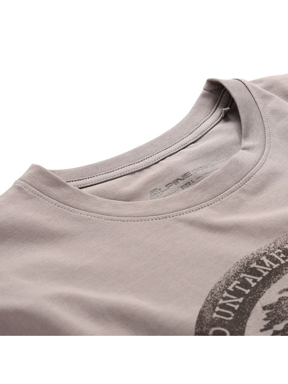 ALPINE PRO Мъжка памучна тениска ALPINE PRO DORG driftwood вариант pa