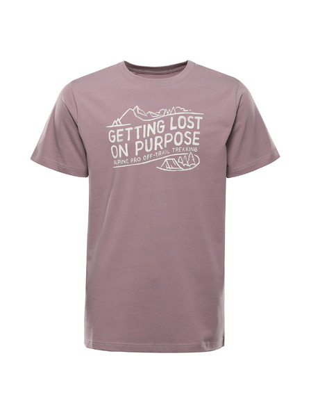 ALPINE PRO Мъжка памучна тениска ALPINE PRO DORG quail вариант pb