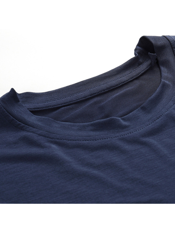 ALPINE PRO Мъжка функционална тениска с антибактериална обработка ALPINE PRO LYOR лунна океан