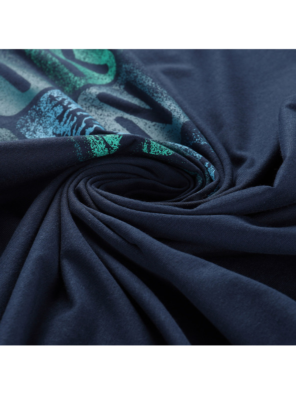 ALPINE PRO Мъжка бързосъхнеща тениска с Cool Dry ALPINE PRO BOLEN 2 лунно океанско синьо варианта pa