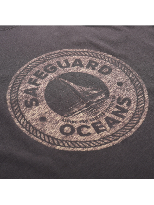 ALPINE PRO Мъжка памучна тениска ALPINE PRO DOMEN обсидиан варианта pa