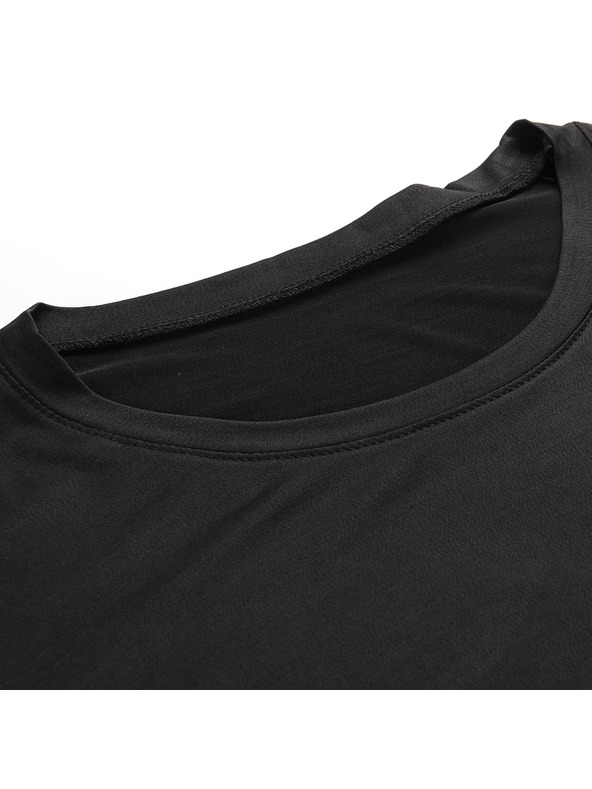 ALPINE PRO Мъжка бързосъхнеща тениска с cool dry ALPINE PRO MARETH black