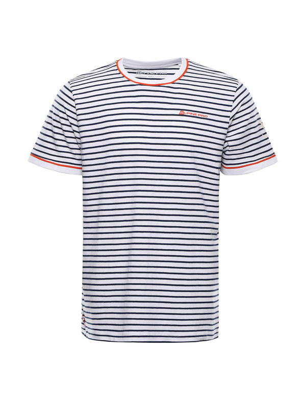 ALPINE PRO Мъжка памучна тениска с променлив печат ALPINE PRO NAMOR moonlit ocean