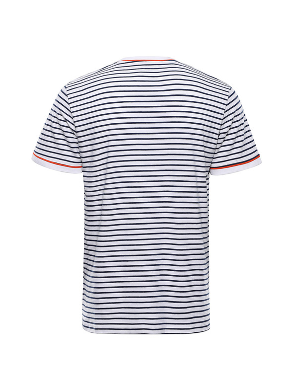 ALPINE PRO Мъжка памучна тениска с променлив печат ALPINE PRO NAMOR moonlit ocean