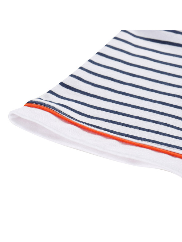 ALPINE PRO Мъжка памучна тениска с променлив печат ALPINE PRO NAMOR moonlit ocean