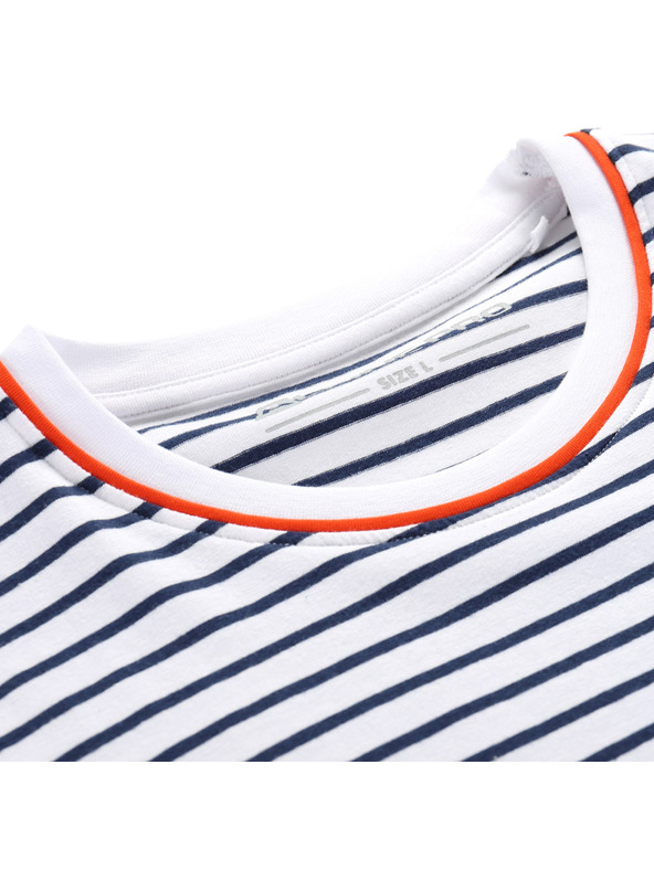 ALPINE PRO Мъжка памучна тениска с променлив печат ALPINE PRO NAMOR moonlit ocean