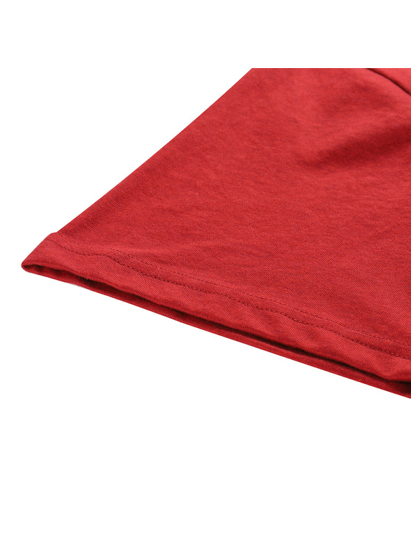 ALPINE PRO Мъжка тениска от немачкащ се материал ALPINE PRO NOGER кардинал вариант pb