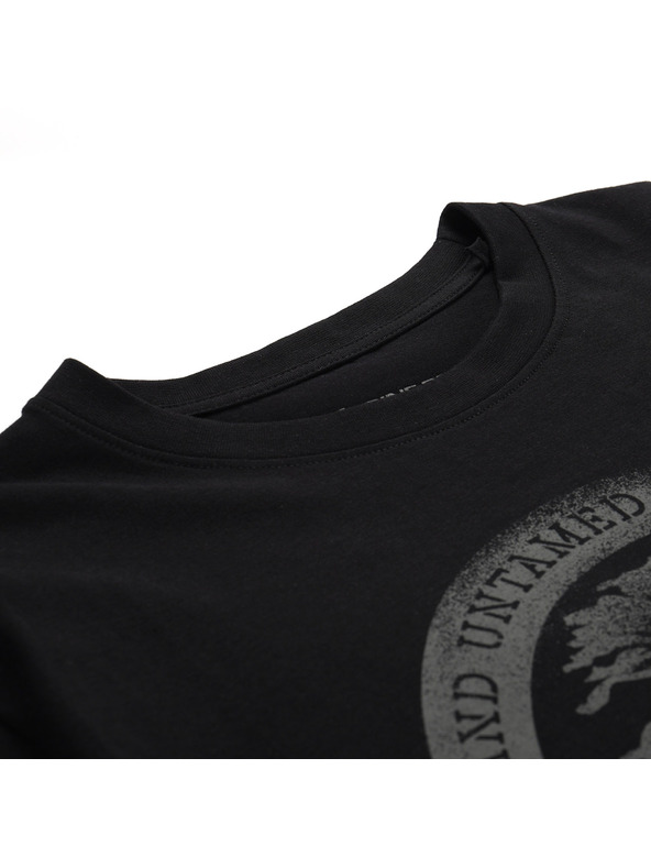 ALPINE PRO Мъжка памучна тениска ALPINE PRO DORG черна варианта pa