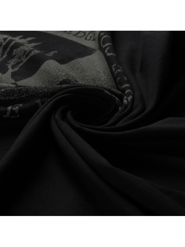 ALPINE PRO Мъжка памучна тениска ALPINE PRO DORG черна варианта pa