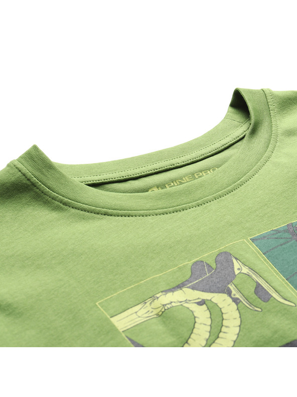 ALPINE PRO Мъжка тениска от органичен памук ALPINE PRO TERMES 3 peridot вариант pa