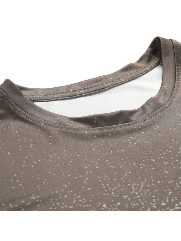 ALPINE PRO Мъжка функционална тениска с Cool Dry ALPINE PRO QUATR каменносиво вариант pd